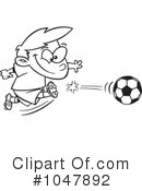 Soccer Clipart #1047892 by toonaday