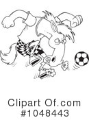 Soccer Clipart #1048443 by toonaday