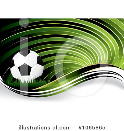 Royalty-Free (RF) Soccer Clipart Illustration by MilsiArt - Stock Sample #1065865