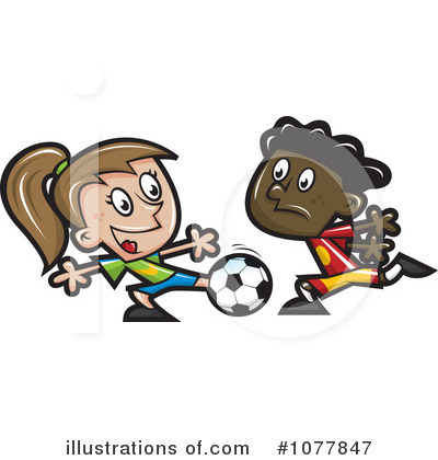 Royalty-Free (RF) Soccer Clipart Illustration by jtoons - Stock Sample #1077847