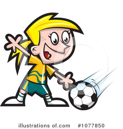Royalty-Free (RF) Soccer Clipart Illustration by jtoons - Stock Sample #1077850