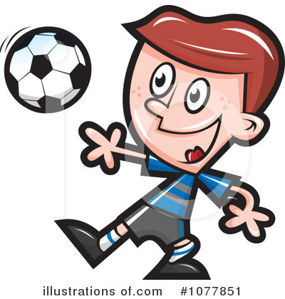 Royalty-Free (RF) Soccer Clipart Illustration by jtoons - Stock Sample #1077851