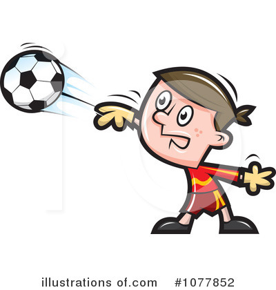 Royalty-Free (RF) Soccer Clipart Illustration by jtoons - Stock Sample #1077852