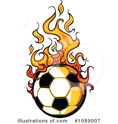 Royalty-Free (RF) Soccer Clipart Illustration by Chromaco - Stock Sample #1089007
