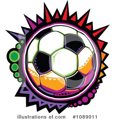 Royalty-Free (RF) Soccer Clipart Illustration by Chromaco - Stock Sample #1089011