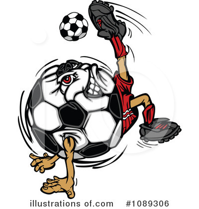 Royalty-Free (RF) Soccer Clipart Illustration by Chromaco - Stock Sample #1089306