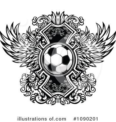Royalty-Free (RF) Soccer Clipart Illustration by Chromaco - Stock Sample #1090201