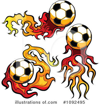Royalty-Free (RF) Soccer Clipart Illustration by Chromaco - Stock Sample #1092495