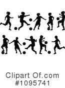 Soccer Clipart #1095741 by Chromaco