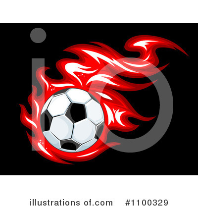 Royalty-Free (RF) Soccer Clipart Illustration by Vector Tradition SM - Stock Sample #1100329
