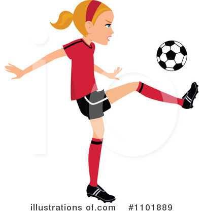 Royalty-Free (RF) Soccer Clipart Illustration by Monica - Stock Sample #1101889