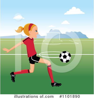 Royalty-Free (RF) Soccer Clipart Illustration by Monica - Stock Sample #1101890