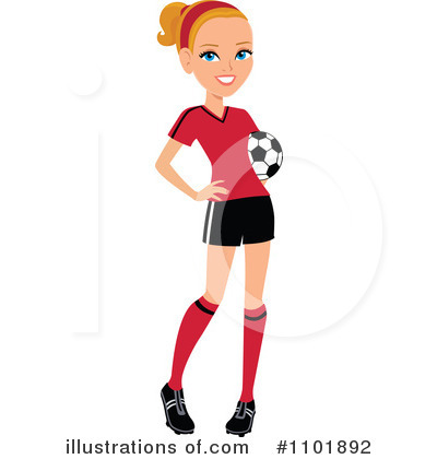 Royalty-Free (RF) Soccer Clipart Illustration by Monica - Stock Sample #1101892