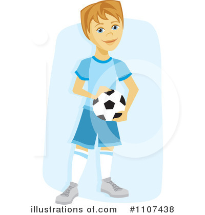 Royalty-Free (RF) Soccer Clipart Illustration by Amanda Kate - Stock Sample #1107438