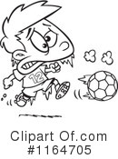 Soccer Clipart #1164705 by toonaday