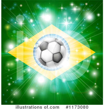 Soccer Flag Clipart #1173080 by AtStockIllustration