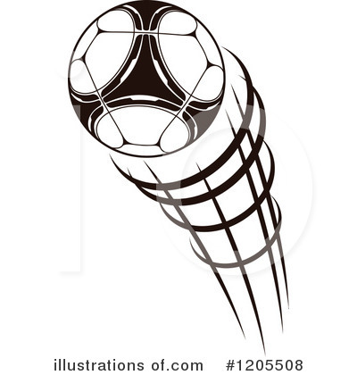 Royalty-Free (RF) Soccer Clipart Illustration by Vector Tradition SM - Stock Sample #1205508