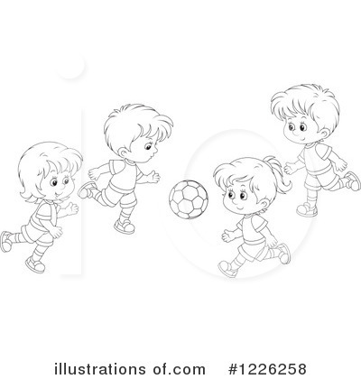 Royalty-Free (RF) Soccer Clipart Illustration by Alex Bannykh - Stock Sample #1226258