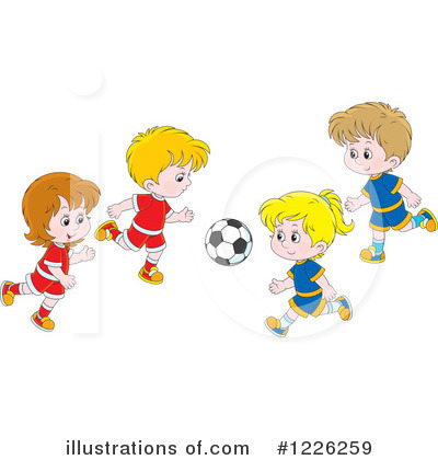 Royalty-Free (RF) Soccer Clipart Illustration by Alex Bannykh - Stock Sample #1226259