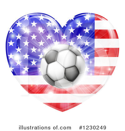 Royalty-Free (RF) Soccer Clipart Illustration by AtStockIllustration - Stock Sample #1230249