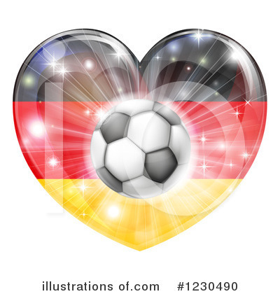 Soccer Flag Clipart #1230490 by AtStockIllustration