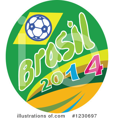 Royalty-Free (RF) Soccer Clipart Illustration by patrimonio - Stock Sample #1230697