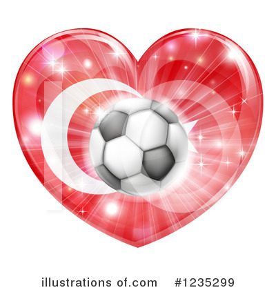 Royalty-Free (RF) Soccer Clipart Illustration by AtStockIllustration - Stock Sample #1235299