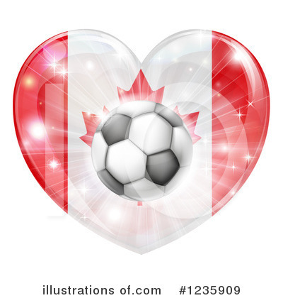 Royalty-Free (RF) Soccer Clipart Illustration by AtStockIllustration - Stock Sample #1235909