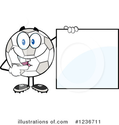 Royalty-Free (RF) Soccer Clipart Illustration by Hit Toon - Stock Sample #1236711