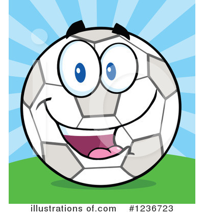 Royalty-Free (RF) Soccer Clipart Illustration by Hit Toon - Stock Sample #1236723