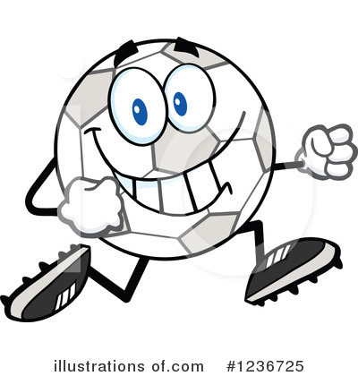 Royalty-Free (RF) Soccer Clipart Illustration by Hit Toon - Stock Sample #1236725