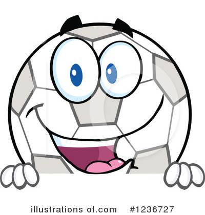 Royalty-Free (RF) Soccer Clipart Illustration by Hit Toon - Stock Sample #1236727