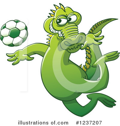 Royalty-Free (RF) Soccer Clipart Illustration by Zooco - Stock Sample #1237207