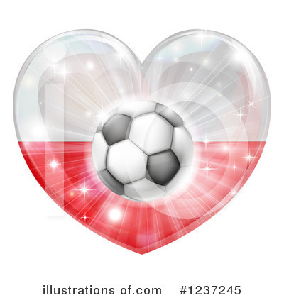 Soccer Flag Clipart #1237245 by AtStockIllustration