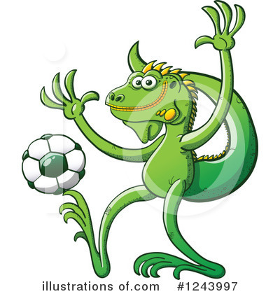 Royalty-Free (RF) Soccer Clipart Illustration by Zooco - Stock Sample #1243997