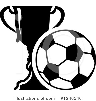 Royalty-Free (RF) Soccer Clipart Illustration by Vector Tradition SM - Stock Sample #1246540