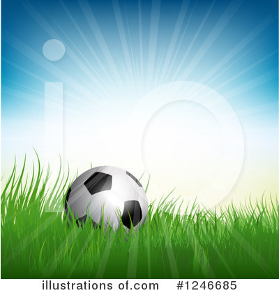Soccer Ball Clipart #1246685 by KJ Pargeter