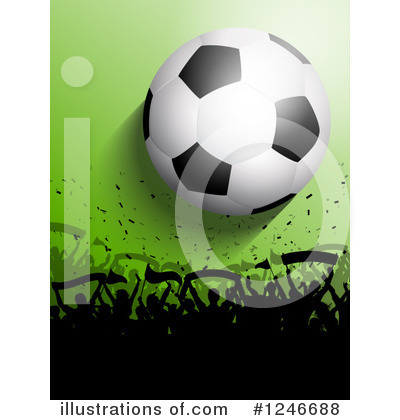 Royalty-Free (RF) Soccer Clipart Illustration by KJ Pargeter - Stock Sample #1246688