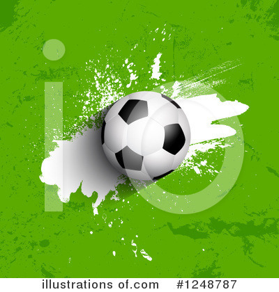 Royalty-Free (RF) Soccer Clipart Illustration by KJ Pargeter - Stock Sample #1248787