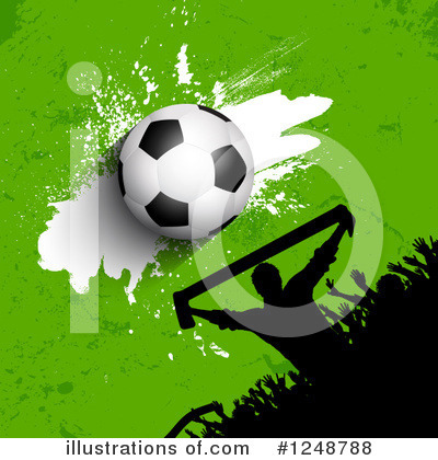 Royalty-Free (RF) Soccer Clipart Illustration by KJ Pargeter - Stock Sample #1248788