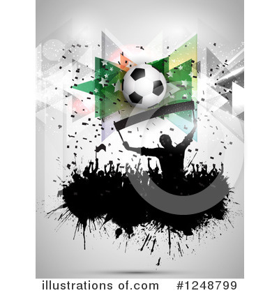 Royalty-Free (RF) Soccer Clipart Illustration by KJ Pargeter - Stock Sample #1248799
