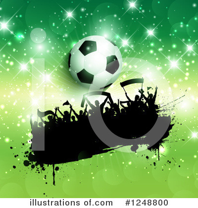 Royalty-Free (RF) Soccer Clipart Illustration by KJ Pargeter - Stock Sample #1248800