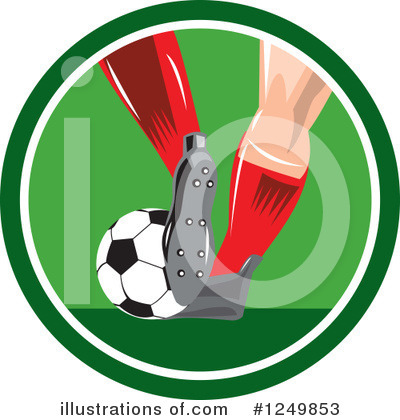 Royalty-Free (RF) Soccer Clipart Illustration by patrimonio - Stock Sample #1249853