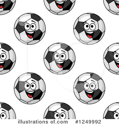 Royalty-Free (RF) Soccer Clipart Illustration by Vector Tradition SM - Stock Sample #1249992