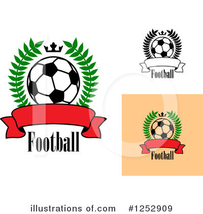 Royalty-Free (RF) Soccer Clipart Illustration by Vector Tradition SM - Stock Sample #1252909