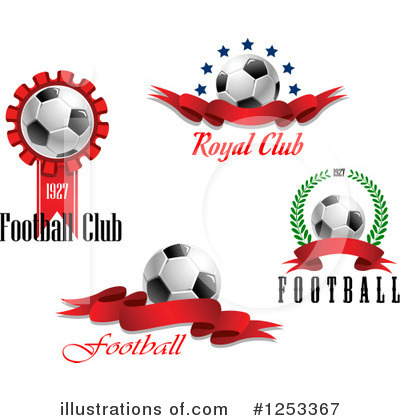 Royalty-Free (RF) Soccer Clipart Illustration by Vector Tradition SM - Stock Sample #1253367