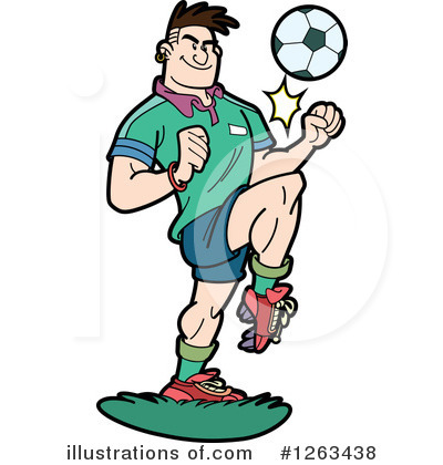 Royalty-Free (RF) Soccer Clipart Illustration by Frisko - Stock Sample #1263438