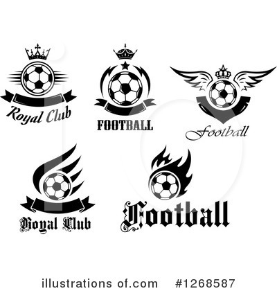 Royalty-Free (RF) Soccer Clipart Illustration by Vector Tradition SM - Stock Sample #1268587