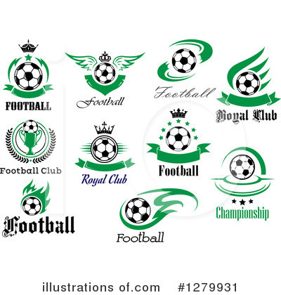 Royalty-Free (RF) Soccer Clipart Illustration by Vector Tradition SM - Stock Sample #1279931