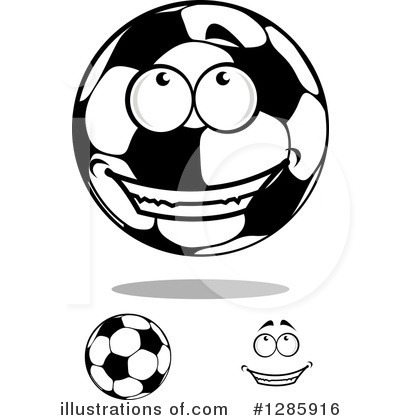 Royalty-Free (RF) Soccer Clipart Illustration by Vector Tradition SM - Stock Sample #1285916